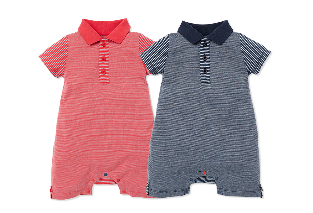 BABY POLO平口褲包屁衣